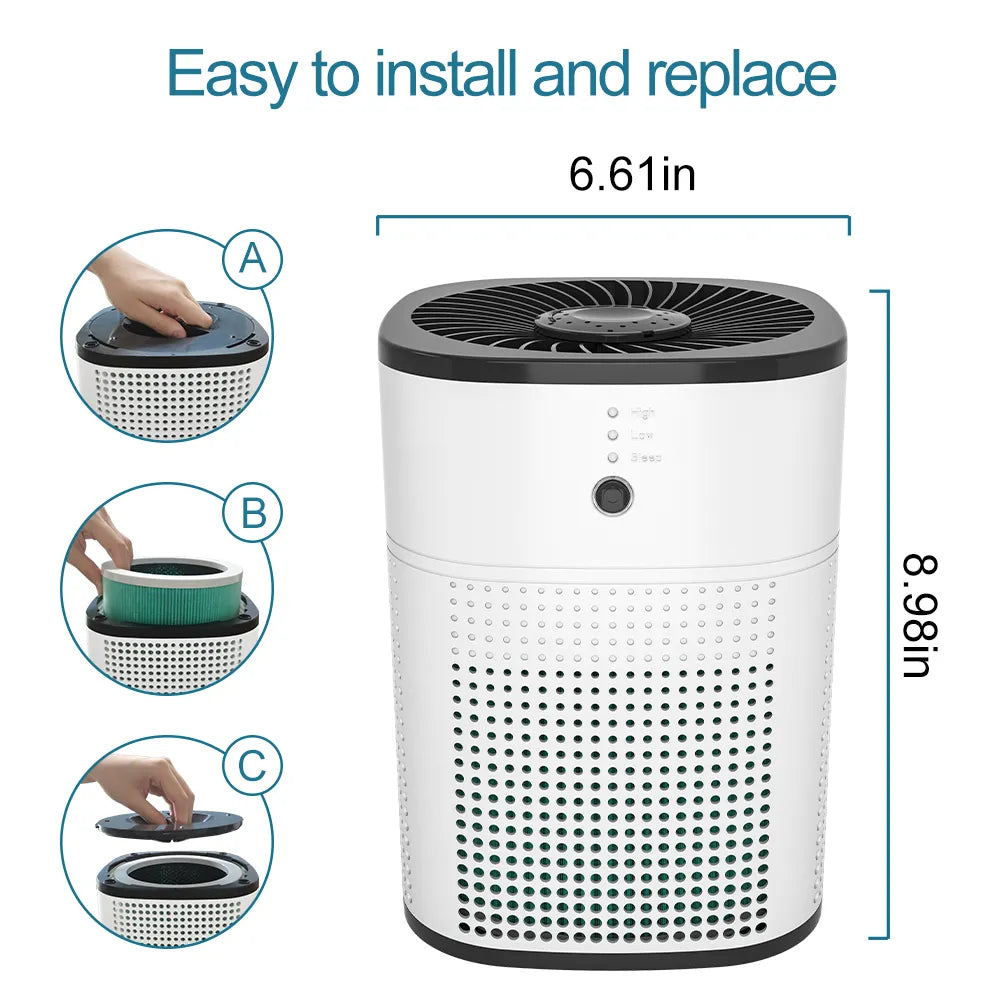 OUNEDA HY1800 Air Purifier For Home Protable True H13 HEPA & Carbon Filters Efficient purifying air cleaner Aroma Diffuser