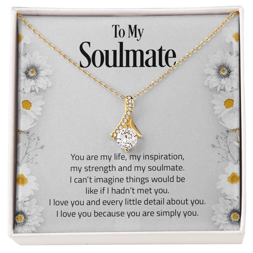 To My Soulmate | I Love You - Alluring Beauty necklace