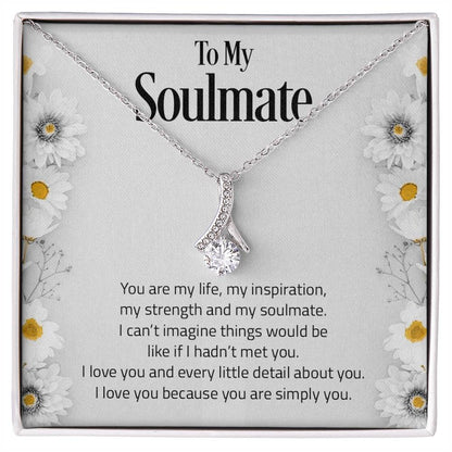 To My Soulmate | I Love You - Alluring Beauty necklace