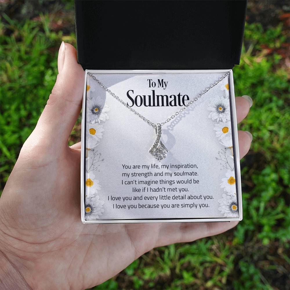 To My Soulmate | I Love You - Alluring Beauty necklace