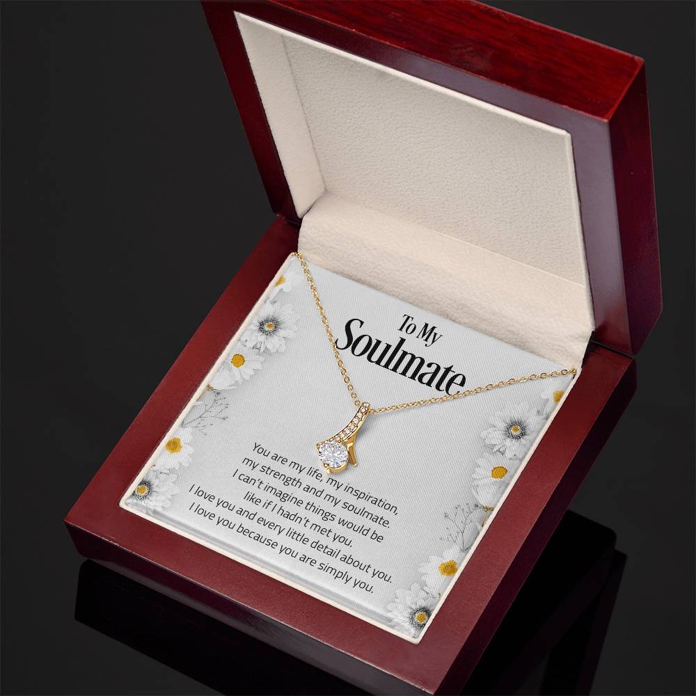 To My Soulmate | I Love You - Alluring Beauty necklace