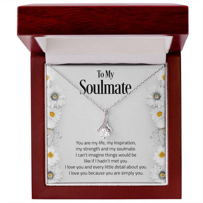 To My Soulmate | I Love You - Alluring Beauty necklace